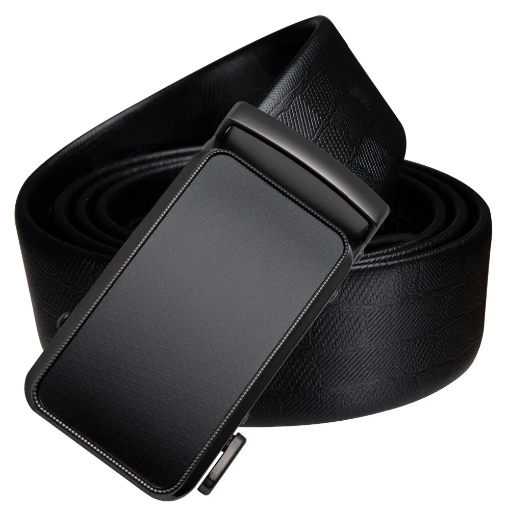 

Most Popular Leather Belt Men Automatic Buckle Belts110cm-160cm Straps For Men Trousers Black Leather Belt ceinture homme DK2015