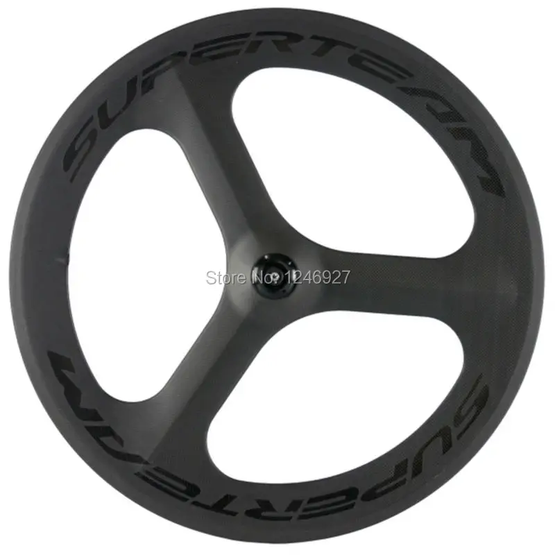 Excellent 2 Year Warranty Superteam Carbon Wheel 3 Spoke Wheel Matte Finish Glossy Letter Clincher Carbon Wheelset 70mm Tri Spoke 1 Excellent 2 Year Warranty Superteam Carbon Wheel 3 Spoke Wheel Matte Finish Glossy Letter Clincher Carbon Wheelset 70mm Tri Spoke 1