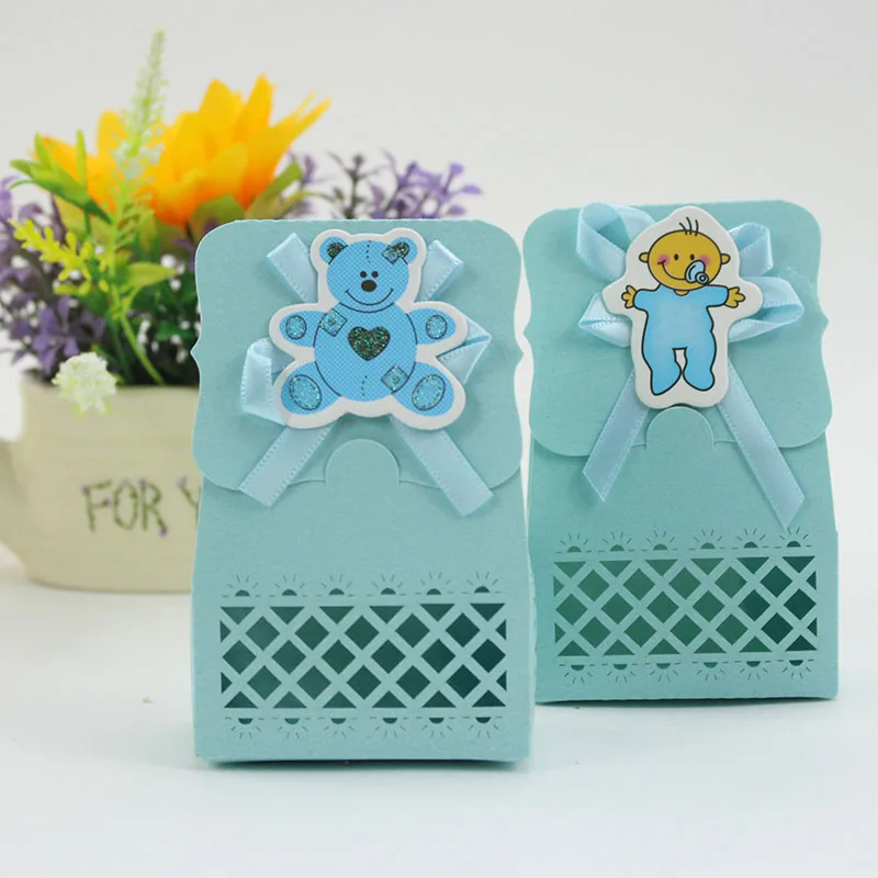 YOURANWISH полые Baby Shower украшения детский день конфеты коробка Подарочная для