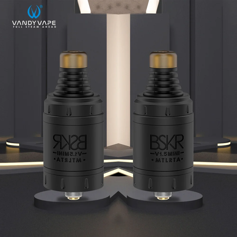 Vandy vape BSKR V1.5 Мини MTL RTA атомайзер с Ni80 Сверхтонкий MTL плавленый Clapton провод VS Berserker V1.5 электронная сигарета