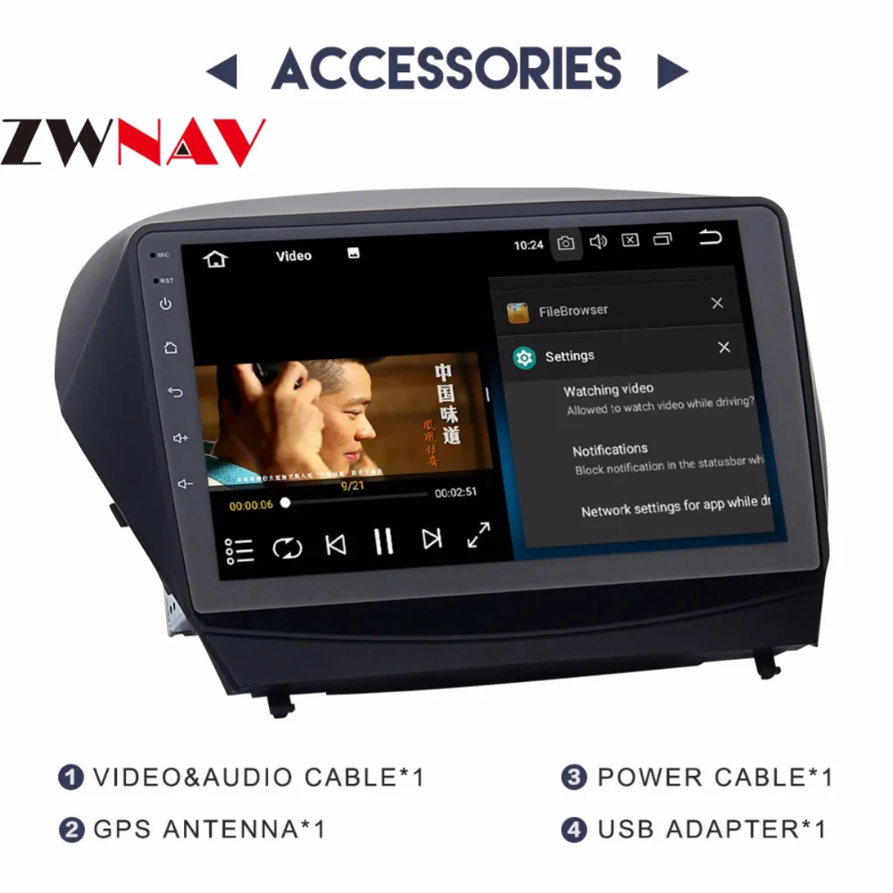 Flash Deal 10.2 inch RAM 4GB+32GB Octa Core Android 8.0 CAR DVD GPS Player For Hyundai IX35 2009 2010 2011-2015 Stereo Radio Satnav Unit 5
