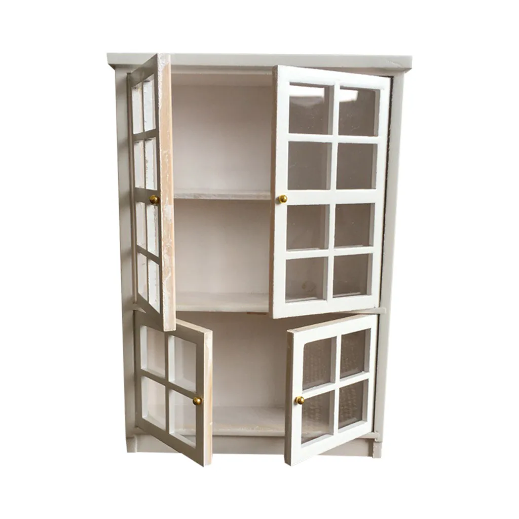 1:12 دمية خزانة الأبيض رف مصغرة الأثاث خزانة مجلس الوزراء نموذج غرفة المعيشة طفل نتظاهر لعبة A703 1:12 دمية خزانة الأبيض رف مصغرة الأثاث خزانة مجلس الوزراء نموذج غرفة المعيشة طفل نتظاهر لعبة A703