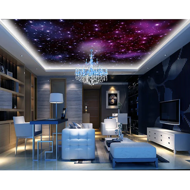Decke Tapete 3D Fantasie Sterne Sky Wandbilder Für Wohnzimmer ... Decke Tapete 3D Fantasie Sterne Sky Wandbilder Für Wohnzimmer ...