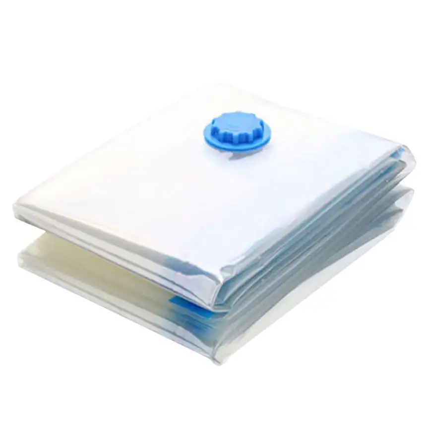 Экономия пространства пакеты для хранения вакуумное уплотнение Сжатый Органайзер мешок 70x100 см рулоны вакуумной упаковки - Цвет: Белый