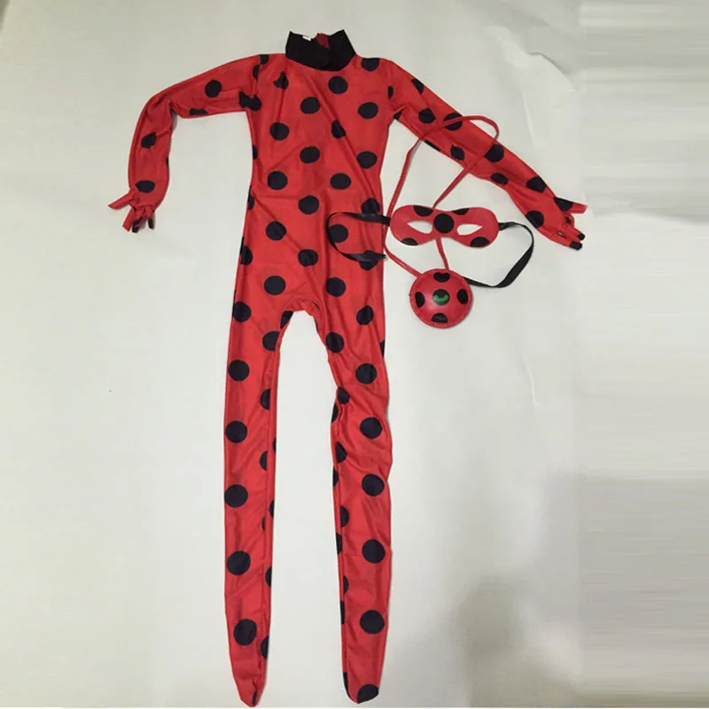 Fantasia Spandex Ladybug Costume For kid Adult Cosplay Halloween Christmas Bag Girl Children Lady Bug Jumpsuit costume For Women (9)