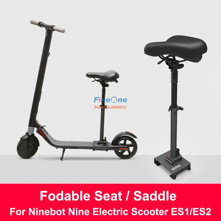 Original es1es2 scooter elétrico assento dobrável sela