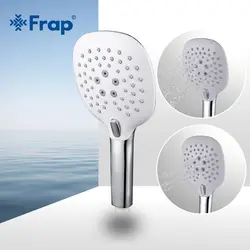 Frap два Регулировка экономии воды круглая голова душ ABS пластик стороны провести Ванна Аксессуары для ванной комнаты F005