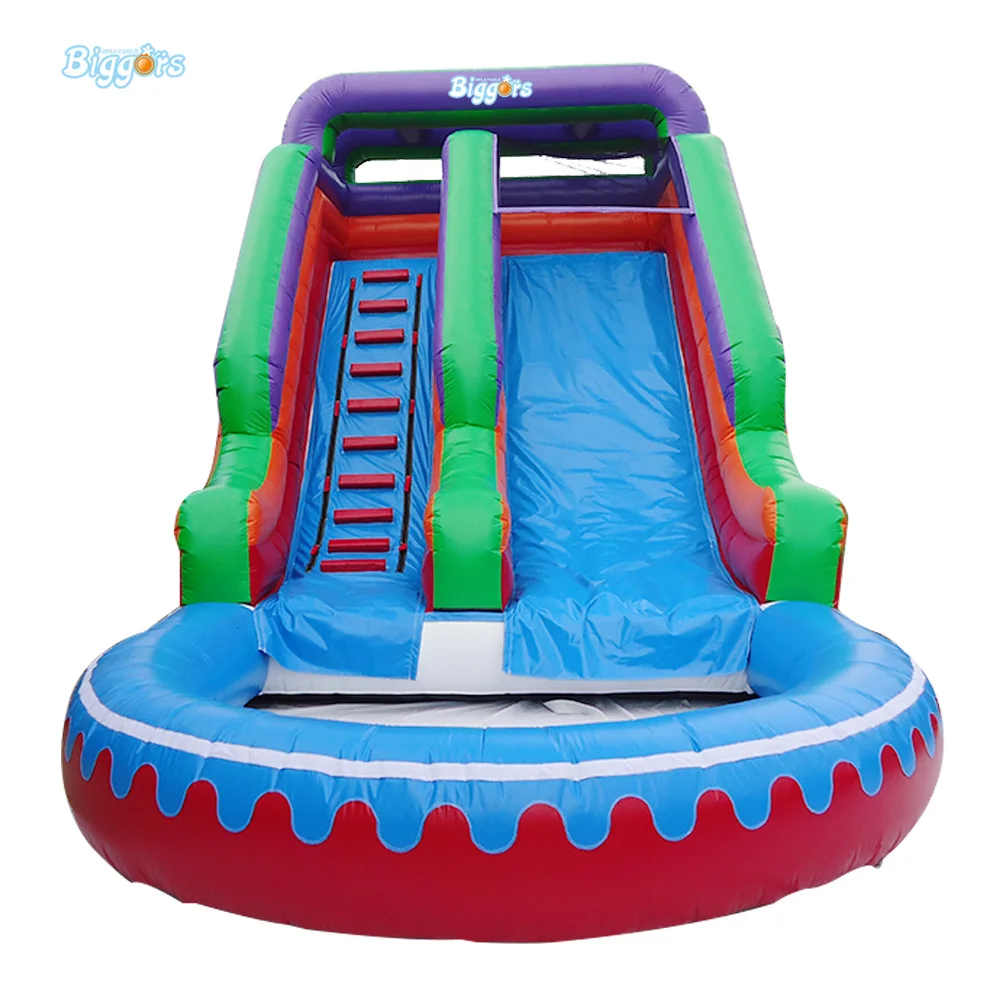 Sea Shipping 7x3.5x3m Inflatable Water Slide With Pool Inflatable Water Slide Pool Inflatbale Pool Slide