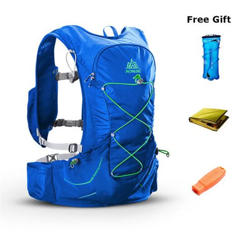 AONIJIE 15L Outdoor Lightweight Hydration Hiking Backpack Vest Marathon Running Cycling Backpack For 3L Water Bag Men Women