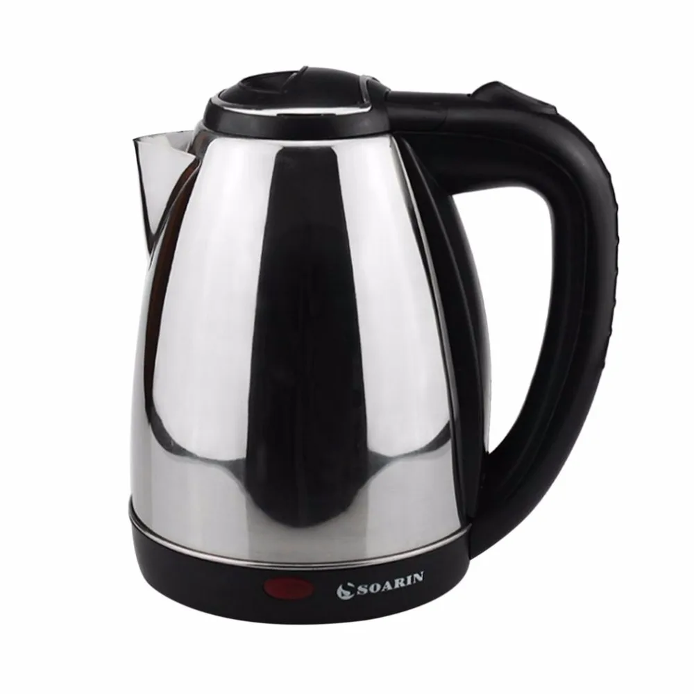 

2L Stainless Steel Electric Water Kettle High Power Electric Kettle With Safety Auto-off Function Quick Electric Boiling Pot EU