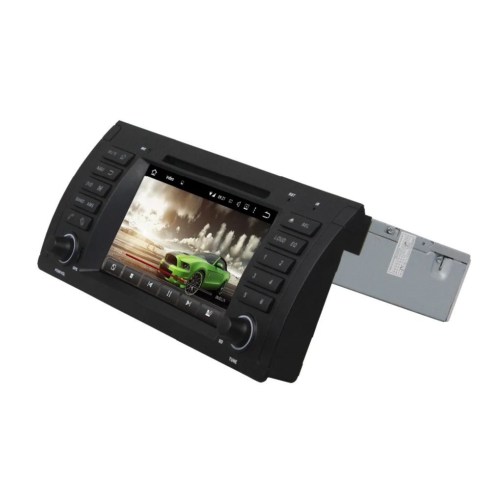 Perfect 2GB RAM Quad Core 7" Android 8.1 Car Audio DVD Player for BMW M5 E39 X5 E53 With CRadio GPS WIFI Bluetooth 16GB ROM USB DVR OBD 4