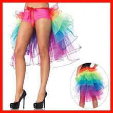 Горячая Распродажа, Женская многослойная Радужная юбка-пачка для танцев, Тюлевая юбка-пачка для клубной одежды, карнавальные американские вечерние юбки, танцевальная фея