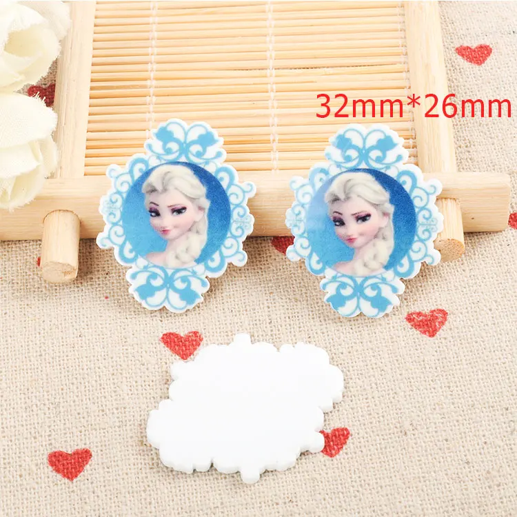 

10pcs/lot flat back resin planar princess DIY resin cabochons accessories