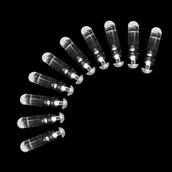 

10pcs/set Worm Jig Fishing Lure Baits Rattles Insert Tube Rattles Shake Attract Fly 27/21/15mm