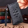 FEIDIKABOLO New Wallet Crocodile Long Men Wallets PU Leather Male Purse Men's Clutch Wallets Fashion Man Zipper Wallet Coin Bags ► Photo 2/6