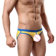 Brave person новые мужские бикини, купальник с низкой посадкой сетки сексуальные мужские плавки пестрые мужские плавки Maillot De Bain Homme Sunga