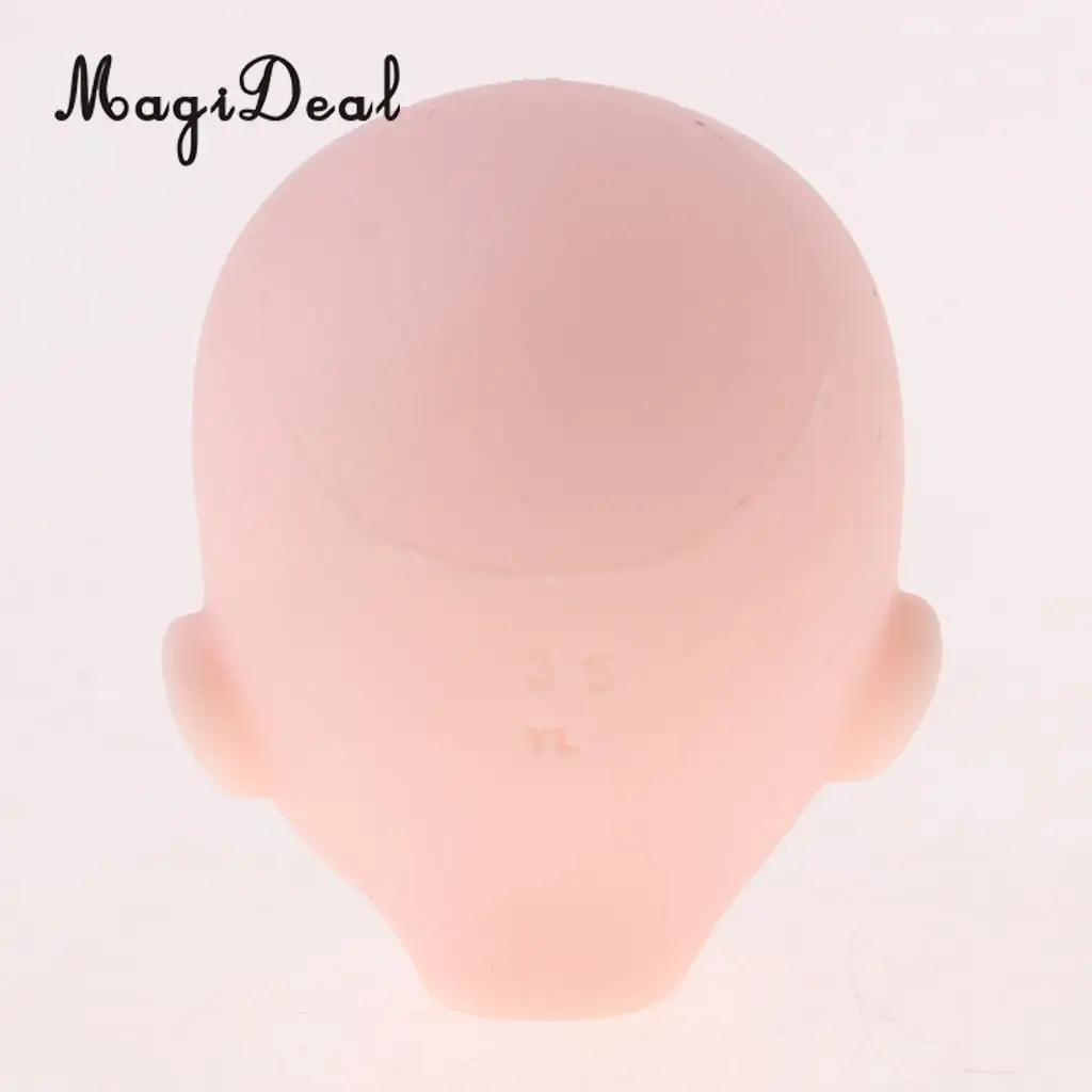 1/6 Girl Doll Head with Gray Eyes for BJD XinYi Doll Body Parts Custom Accs