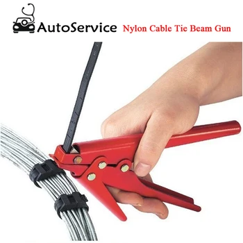 

2.4-9mm Heavy Duty Cable Zip Ties Automatic Tension Cut Off Gun Tool Nylon Cable Tie Beam Gun Sharp Mouth Bundle Cut Two In One