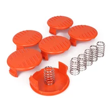 Weed Eater Spool Cap Covers Compatible with Black Decker String Trimmer Spool cap protects Spool Cap Covers 6 x Springs
