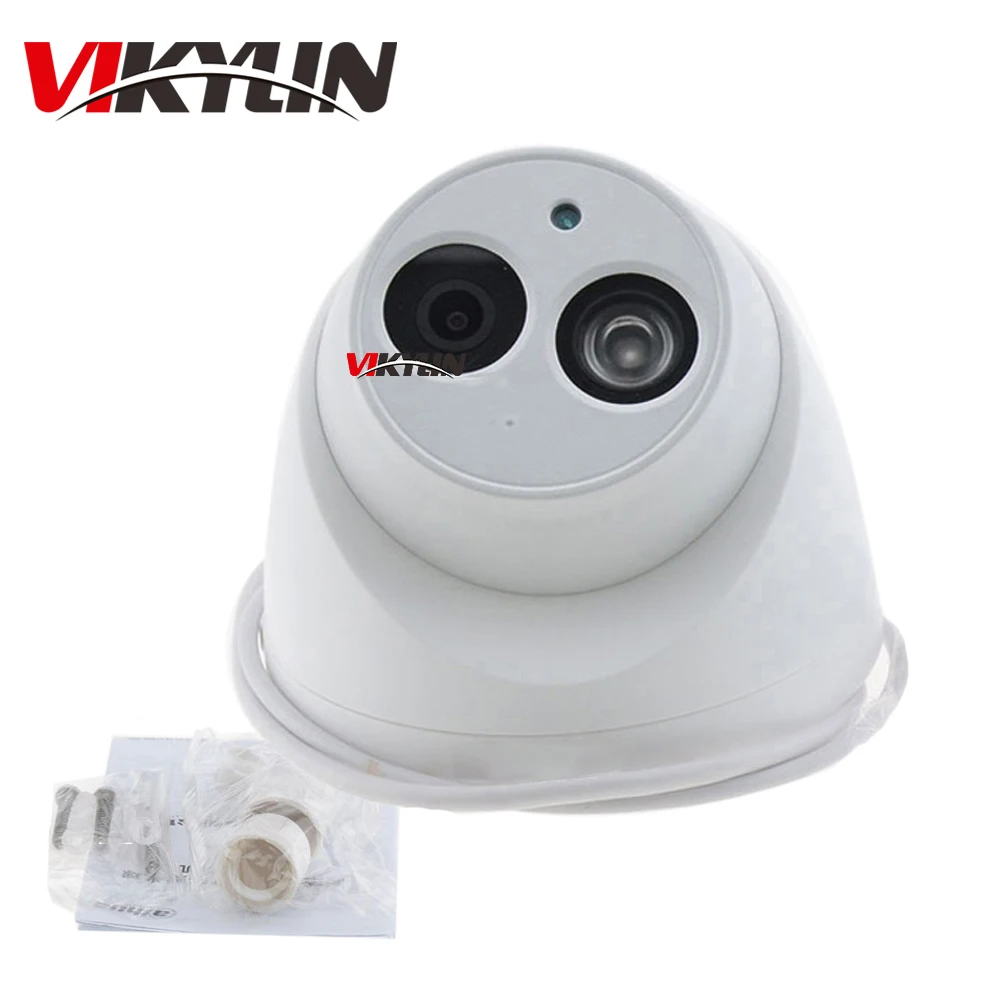 Vikylin IPC HDW4433C A 4MP IP Камера PoE H.265 со встроенным микрофоном Мини купольная камера