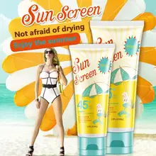 Изображения солнцезащитный крем для лица SPF30+ изоляция УФ солнцезащитный крем для тела водостойкий солнцезащитный крем Прямая поставка