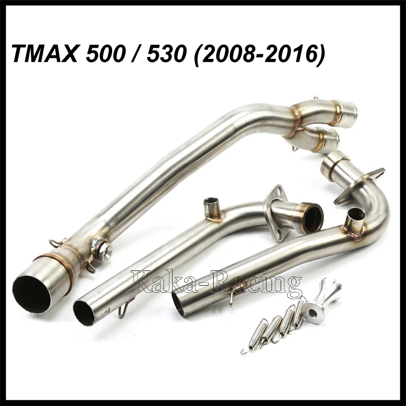 Мотоцикл TMAX530 TMAX500 выхлопной средней трубы и акроповый глушитель полная система для TMAX 530 500 T max Slip-On(2008