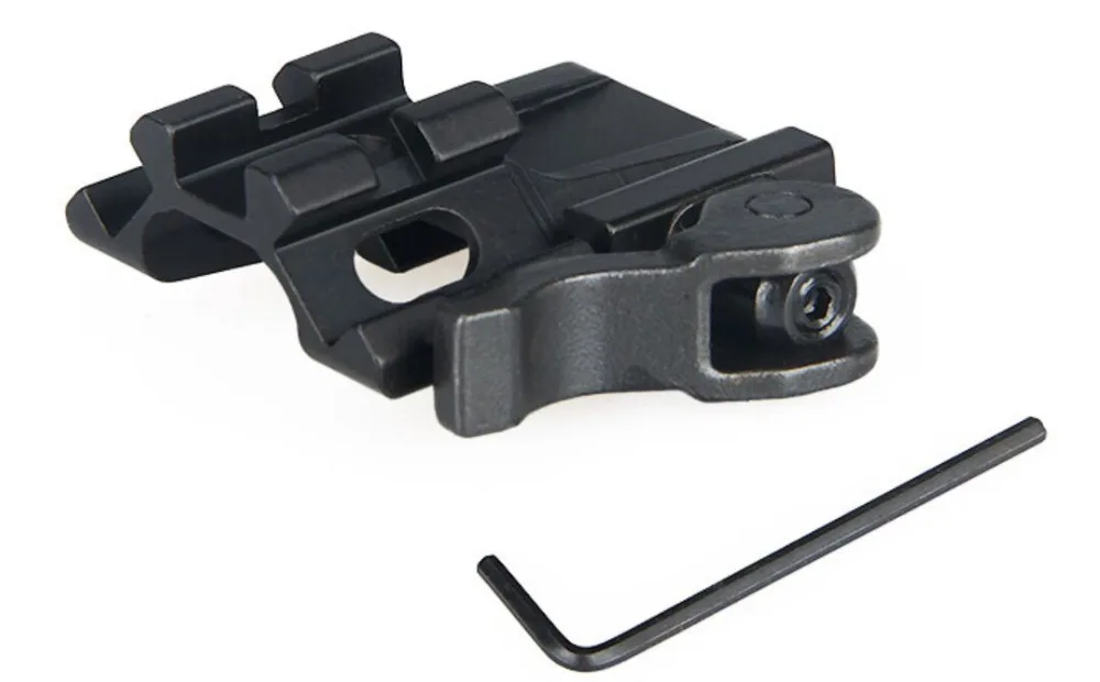 

Hunting Rifle Scope Mount Tri-Rails 3 Slot Angle Mount QD Lever Mount Accessory