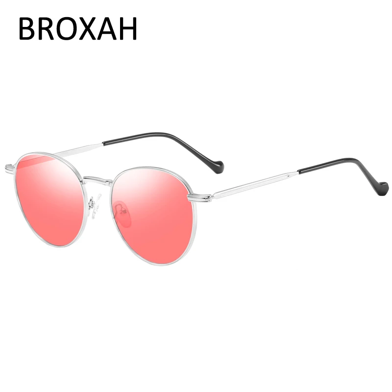 Fashion Metal Round Sunglasses Women Men Brand Designer 2019 Polarized Sunglasses Female Driving Glasses UV400 Gafas De Sol