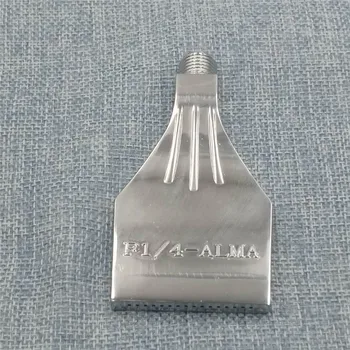 

1/4"BSPT Aluminium alloy blowing wind nozzle,air blowing nozzle with plastic pipe,Dust control wind jet air knife blowing nozzle