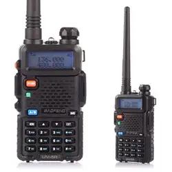 Для Baofeng UV-5R + двухдиапазонный УКВ/UHF приемно-Way HAM Радио радиостанция рация