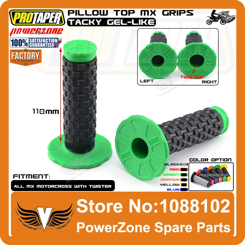 Pro Taper Pillow Top Mx Grips Fit 7/8" Handlebars Pit Dirt Bike