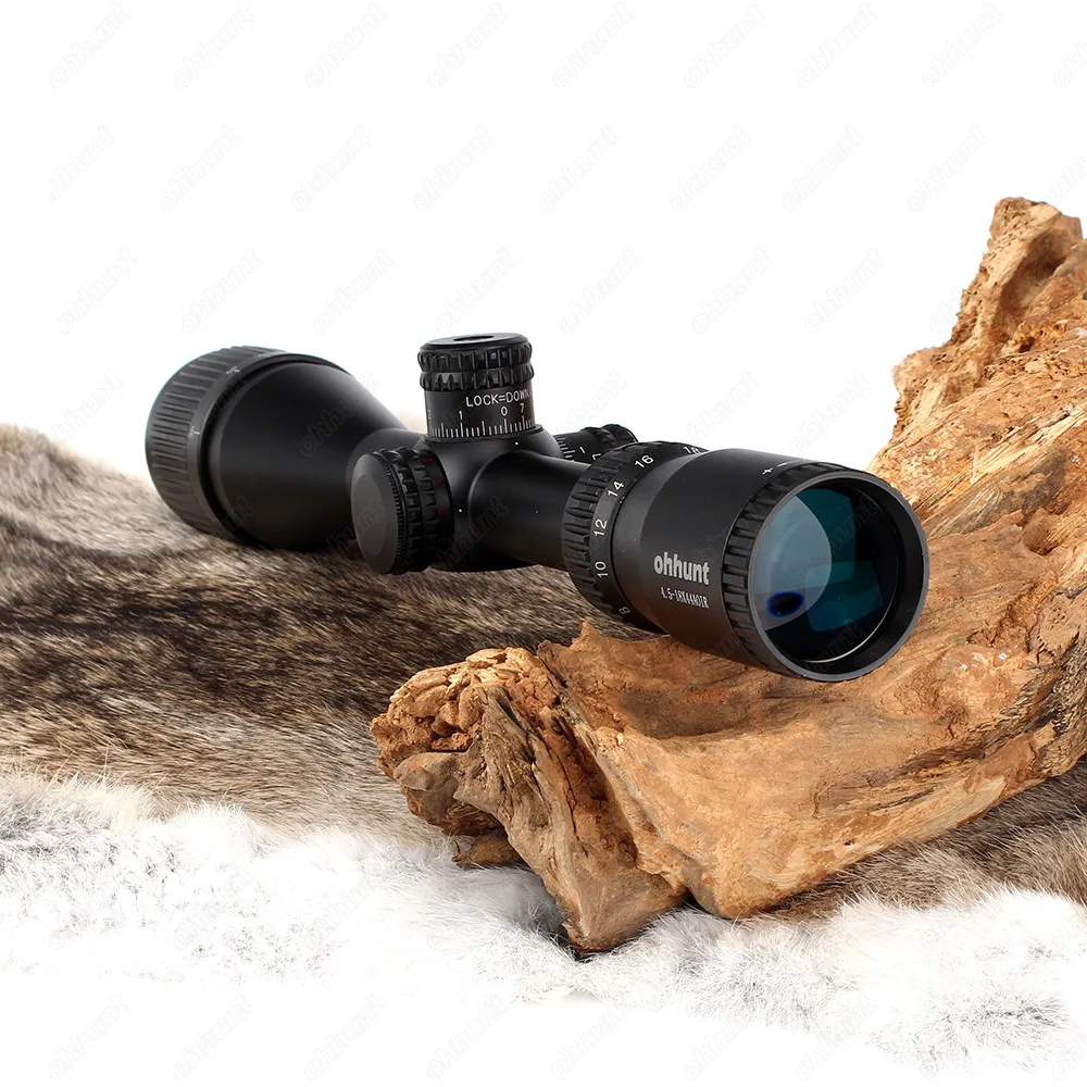 Ohhunt 4.5-18x44 AOIR Hunting Riflescope Red Green Blue Illumination Reticle Tactical Optics Optical Sight Target Rifle Scope (9)