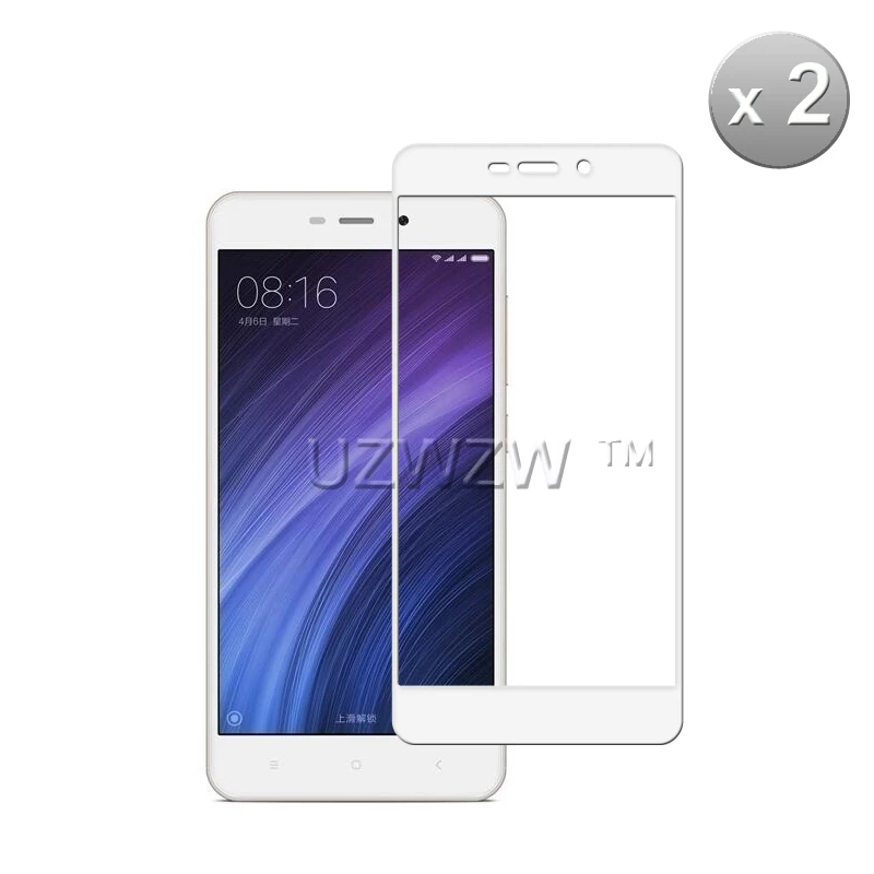 

2pcs Full Cover Tempered Glass For Xiaomi Redmi 4A Screen Protector 9H Hardness Protective Glass For Xiaomi Redmi 4A Glass