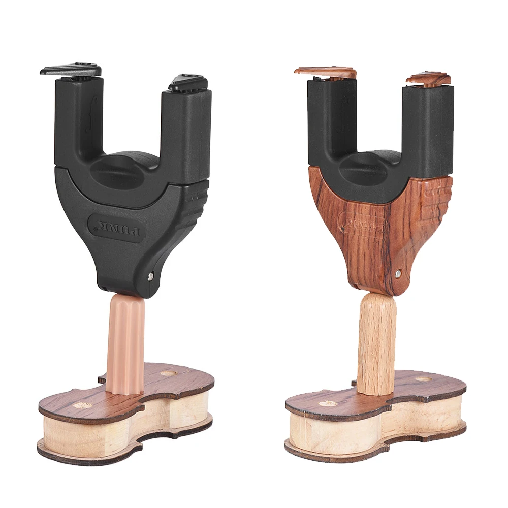 

Wall Mount Violin Fiddle Viola Hanger Hook Keeper Auto Grip System Rubber Cushion Wood Base specially designed for violins