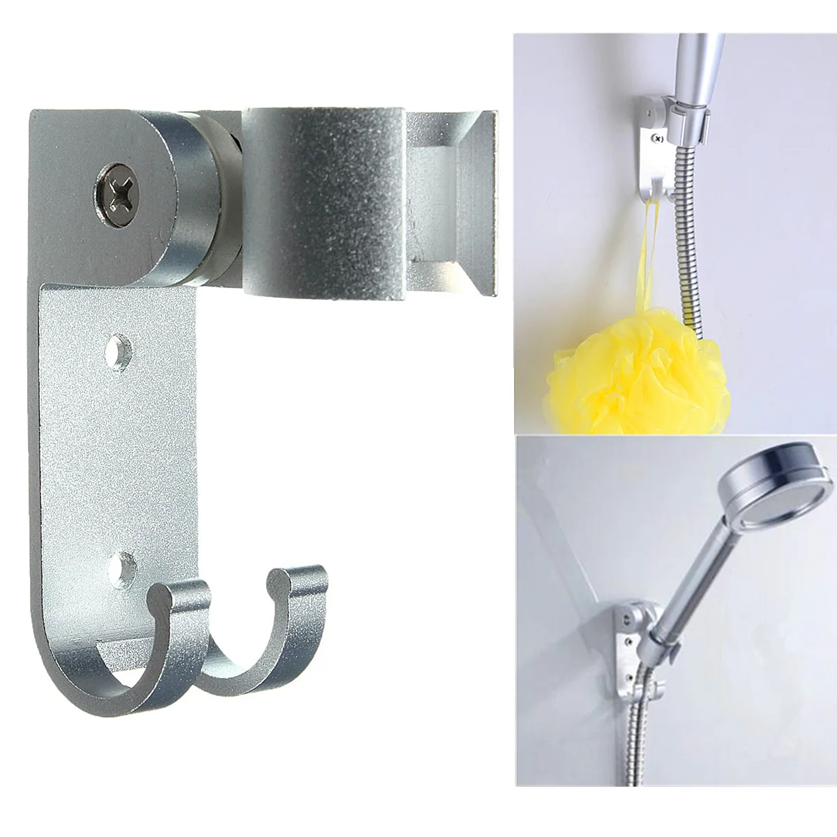 Buy 180 Degree Adjustable Aluminum Shower Head Holder