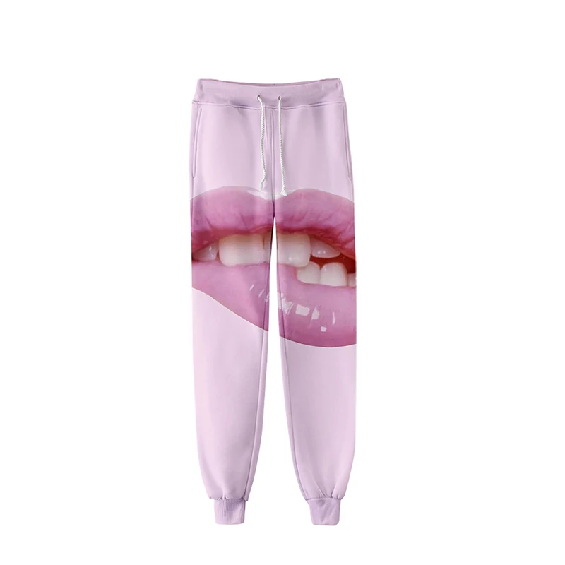 

Funny Pink Sexy Lips Cute 3d Joggers Harem Pant Fashion Hip Hop Men Women Long Loose Trousers Unisex 3D Fitness Pants Sweatpant