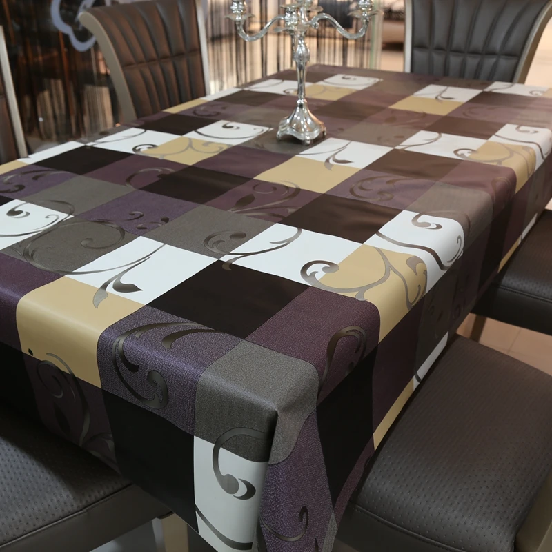 New Europe Style Waterproof Table cloth PVC Tablecloth Oilproof