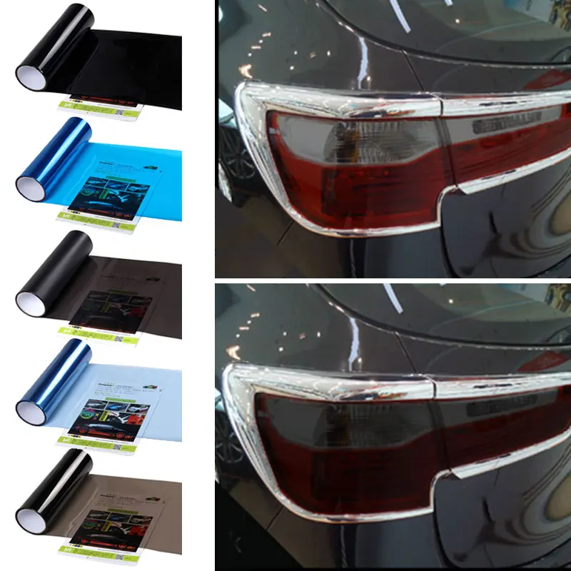 

30CM 100CM Change Color Film Car Lights Waterproof Good Light Transmission