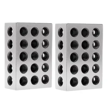 

2pcs Hardened Steel Ultra Engineers Blocks Precision 1" x 2" x 3" For Milling Tool