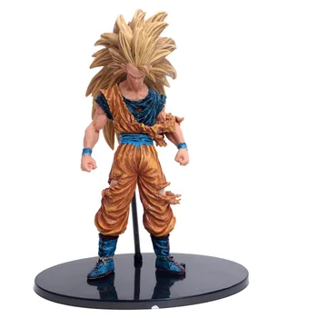 

Dragon ball Z Super Saiyan 3 Battle Damaged Edition Son Goku Kakarotto PVC action figure Collectible Model toys