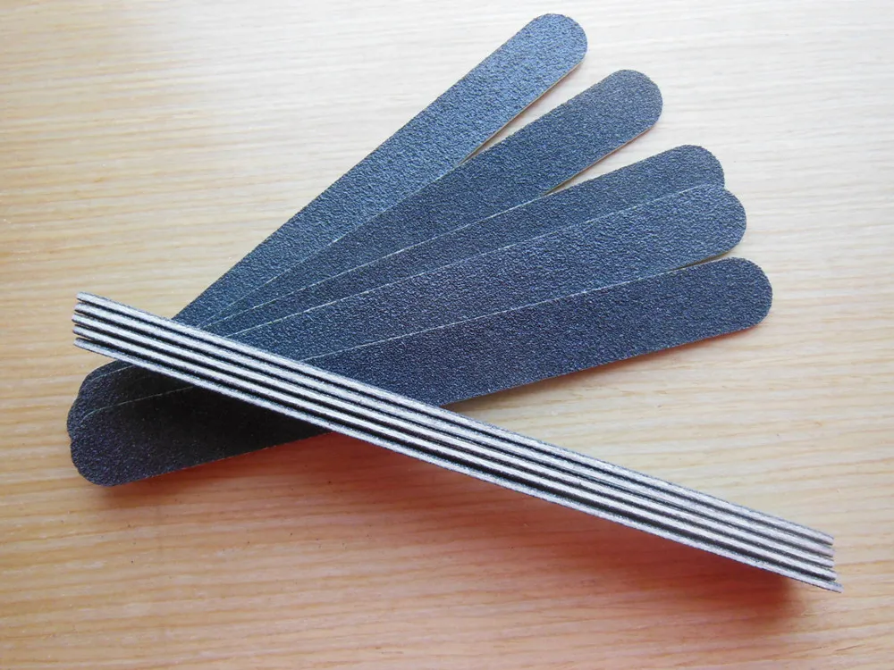 Пилка для ногтей черная деревянная 100 50/200/80/80 шт.|emery board|nail filenail file 80/80 |