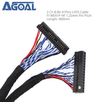 

For Panel T370HW01 V0/V1 LVDS Cable 2ch 8-bit 41 pins 41pin Dual 8 Cable 400mm For LCD FI-WE41P-HF 1.25mm Pin Pitch