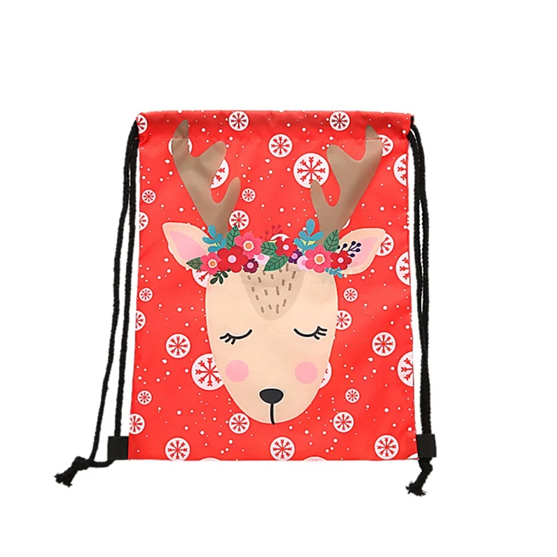Fashion Cute Cartoon Print Shopping Bundle Pocket Drawstring Bag European American Style Drawstring Backpack mochila feminina Fashion Cute Cartoon Print Shopping Bundle Pocket Drawstring Bag European American Style Drawstring Backpack mochila feminina