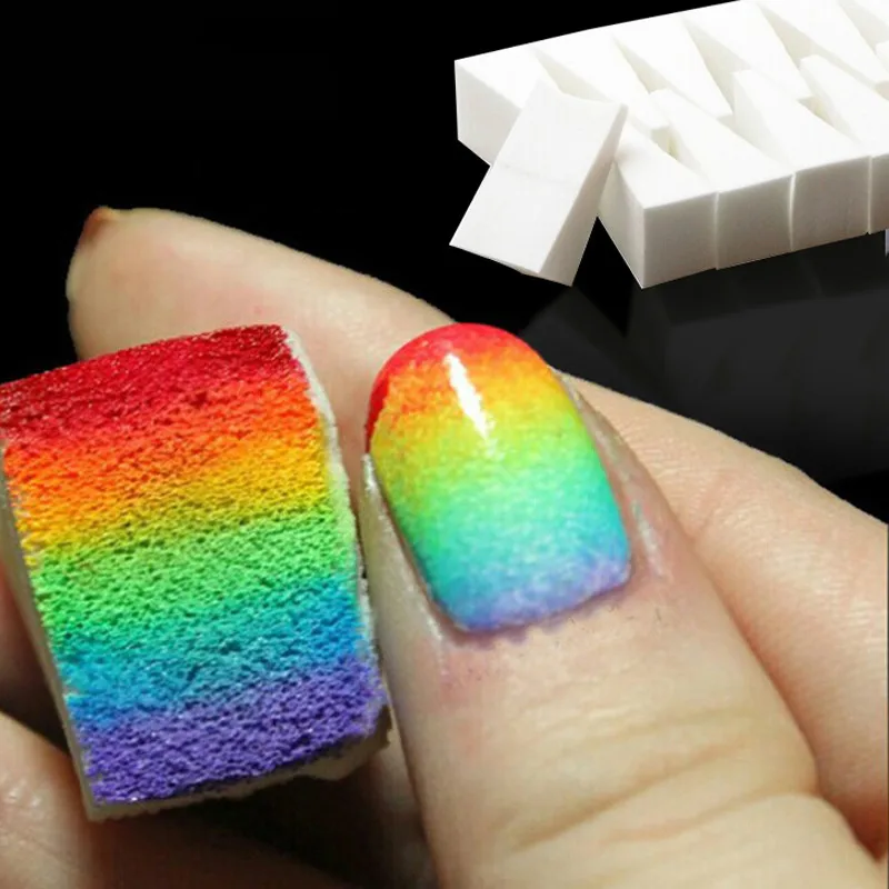 

Nail Buffer Nail Art Tools Gradient Nails Soft Sponges for Color Fade Manicure 16pcs/lot DIY Buffers Nail Accessories Supply