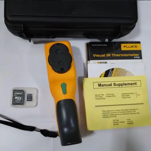 Fluke VT02 Визуальный ИК термометр инфракрасное тепловое Изображение камеры