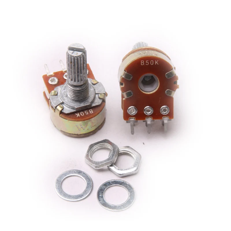 Glyduino WH148 B50K двойное соединение 6 контактный линейный потенциометр горшок одно для