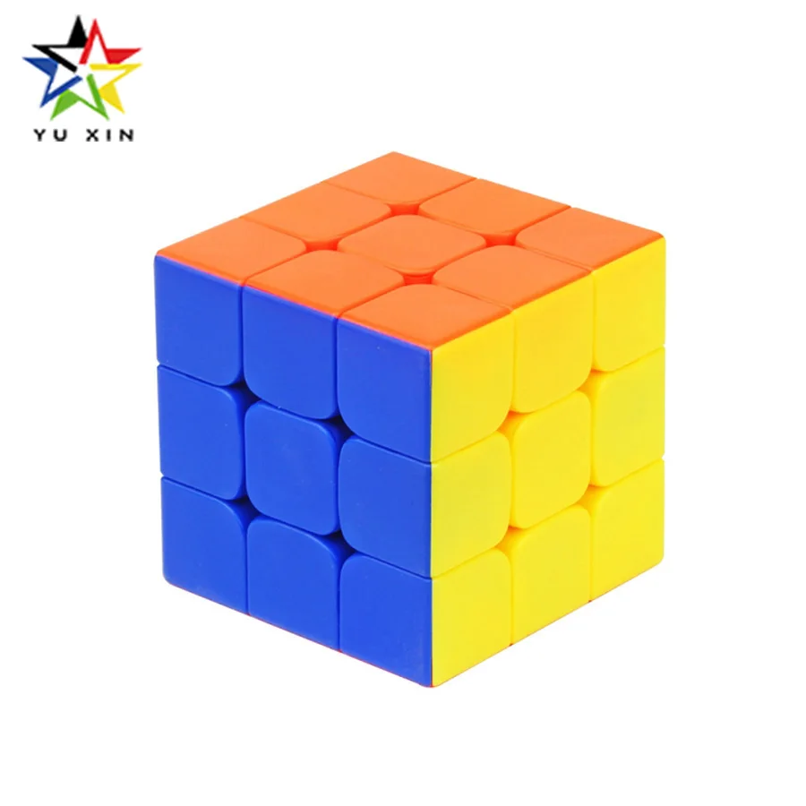 

2018 YUXIN Magic Cube 3x3x3 Professional Competition Speed Twist Puzzle Fidget Cube Magico Sticker Children Toys Rubiks Cubes