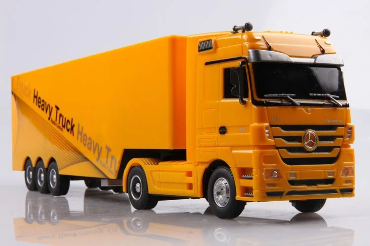 Kids Large Size RC Toy Container Truck Brand Car Model Trailer Can