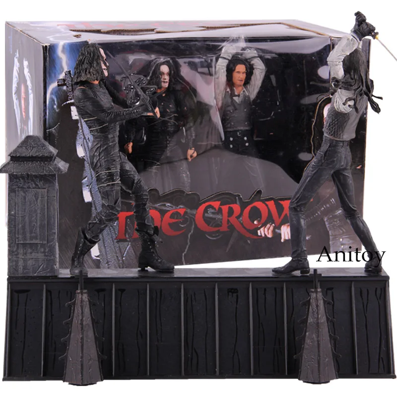

NECA The Crow Action Figure Eric Draven VS. Top Dollar Horror Movie Dolls PVC Collectible Model Toy