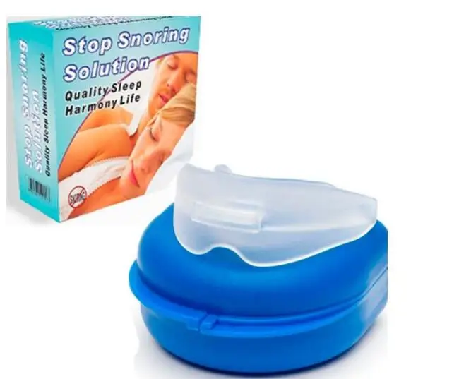 

10pcs Hot- Stop Snoring Anti Snore Mouthpiece Apnea Guard Bruxism Tray Sleeping Aid Mouthguard #2010 with original package